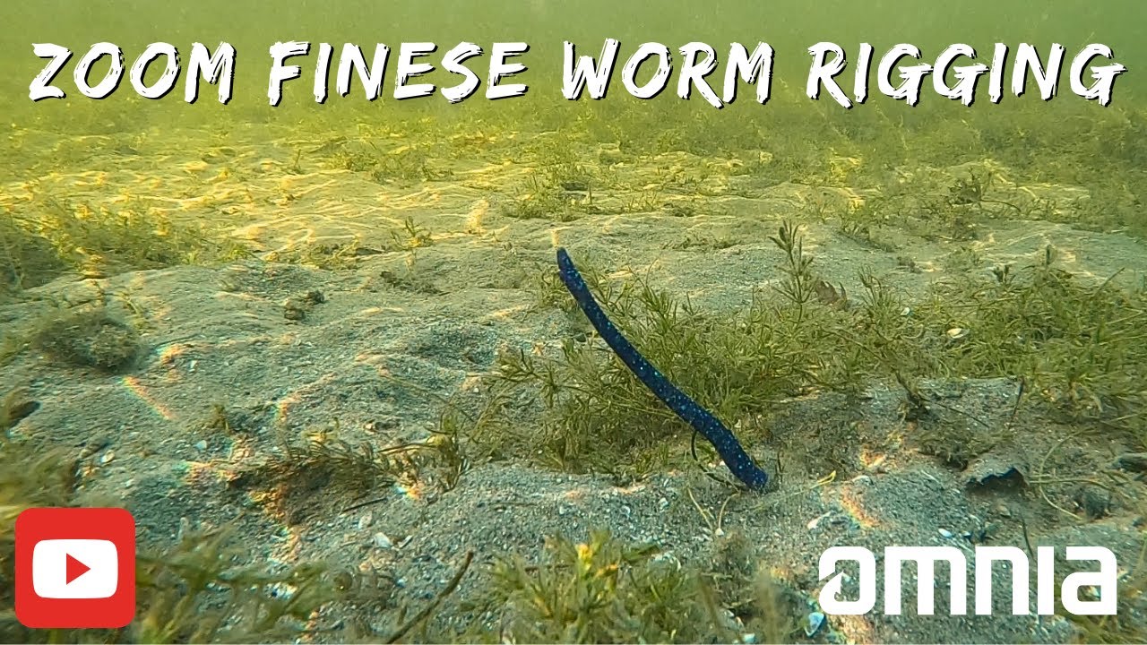 Underwater Rigging Showcase: Mastering Zoom Finesse Worms Technique 