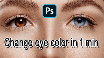 Change Eye Color in photoshop #shorts #photoshop #tutorial