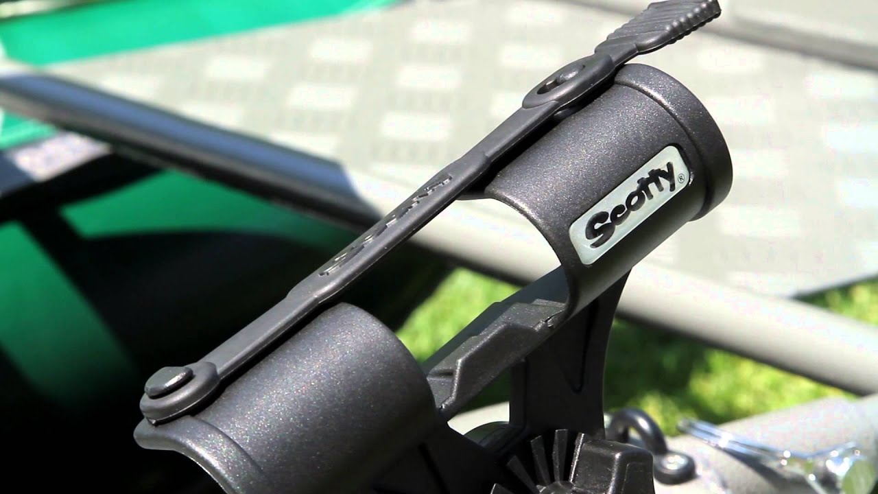 Scotty Fly Rod Holder - For Frameless Pontoons