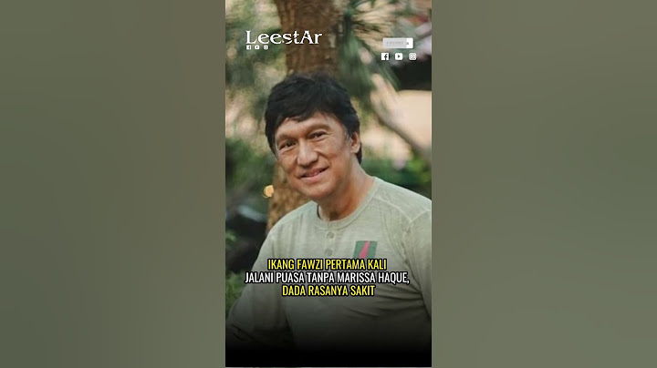 Ikang Fawzi Pertama Kali Jalani Puasa Tanpa Marissa Haque, Dada Rasanya Sakit