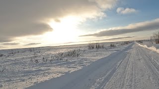 По дороге к Усинской плотине | Воркута | 23 апреля 2024 г.