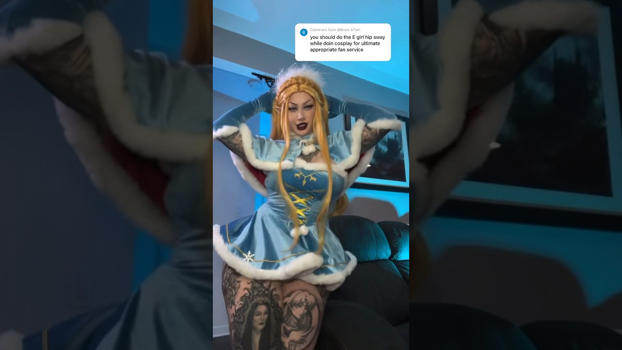 of course of course❄️ #winteroutfit #cosplayers #zeldacosplay