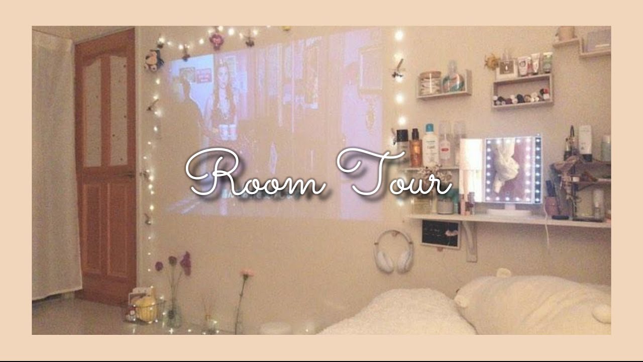 ルームツアー 女子大学生のお部屋紹介 プロジェクターのある暮らし Room Tour For College Student Youtube
