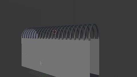 HOW TO CREATE THE CIRCLE DOOM ON BLENDER ?