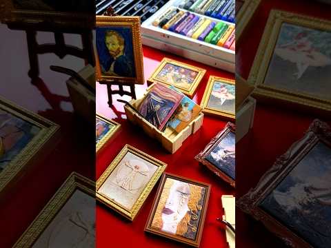 We Unboxed Tiny Famous Paintings! 🎨 Mini Brands Masterpieces — Art video cover