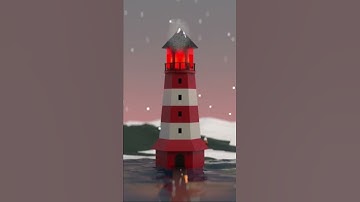 Lighthouseㅣ등대ㅣ모션그래픽 l cinema4d