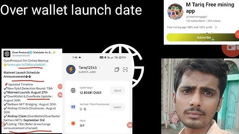 How To Over Wallet Mainnet Launch Date And Airdrop Claim Listing New Sybil Detection Round TBA