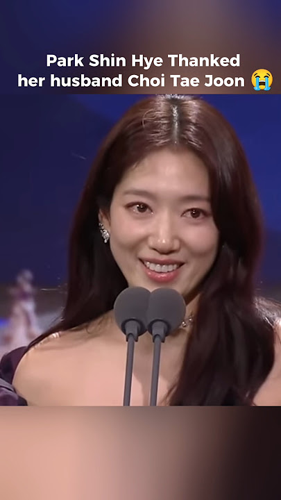 For the first time, Actress Park Shin-Hye Thanked her husband Choi Tae Joon 😍 #parkshinhye #박신혜