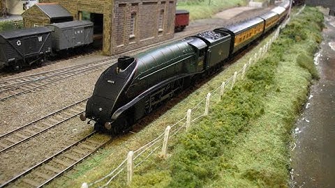 7.  Trains running on Kirkby Bank