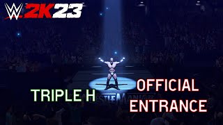 WWE 2K23 Triple H Full Official Entrance!