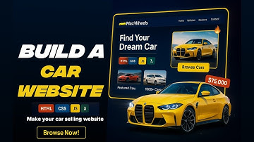 Build a Responsive Car Selling Website with PHP, MySQL, HTML, CSS & JS | Full Tutorial