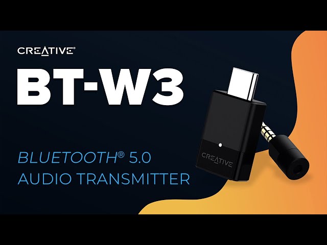 Test clé Bluetooth 5.0 Creative BT-W3 USB-C