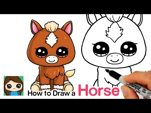 how-to-draw-a-baby-horse-easy-|-beanie-boos