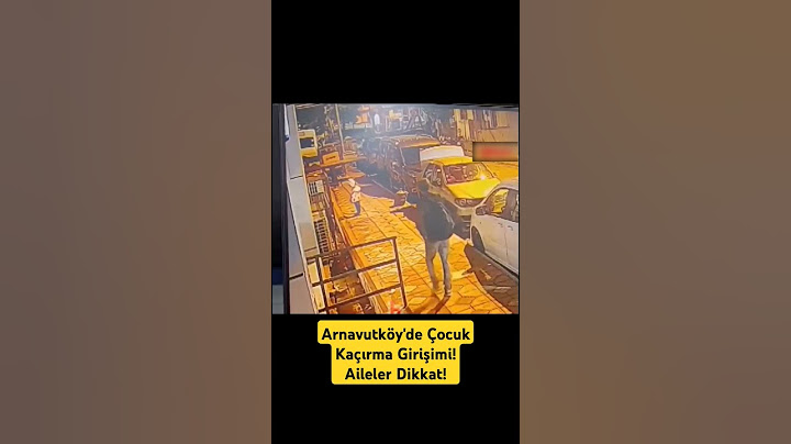 Arnavutköy'de Çocuk Kaçırma Girişimi! Aileler Dikkat!