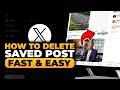 How To Delete Saved Post in X Twitter (FAST & EASY) | 100% WORKS | NO Yapping, To The Point!