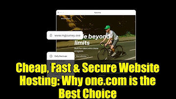 Cheap, Fast & Secure Website Hosting: Why one.com is the Best Choice