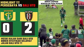 Full Highlight Persebaya vs Bali utd🔥sisi lain, cuplikan goal, dan Derama pinggir lapangan !!!