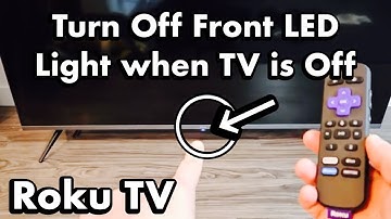 Roku TV: How to Turn Off Standby LED Light when TV is Off