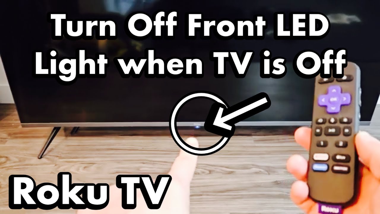 Roku TV How to Turn Off Standby LED Light when TV is Off YouTube