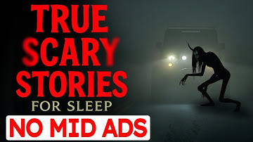 7 HOURS of TRUE Scary Stories for Sleep | 🛑 NO MID ADS | Gentle Rain Sounds | Black Screen | Vol 17