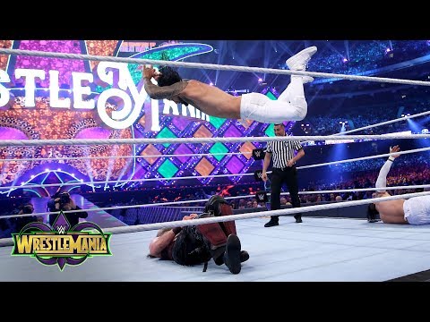 The Usos launch a double-team attack on Harper: WrestleMania 34 (WWE Network Exclusive)