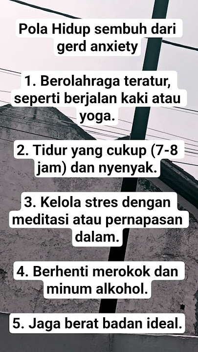 sembuh dari anxiety #gerd #asamlambung #anxiety #sehat