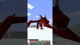 Legacy vs dragón de fuego #minecraft #iceandfire #minecraftmods