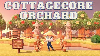 Designing My Animal Crossing Cottagecore Orchard || SPEED BUILD || ACNH