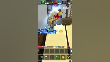 amaan died to a goblin 👺 😂😂 #blockmango #bedwars