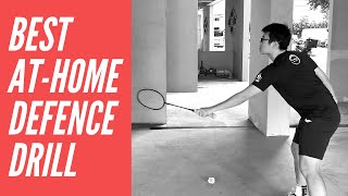 The BEST 20 Mins Racket Defence Drill for Badminton at Home