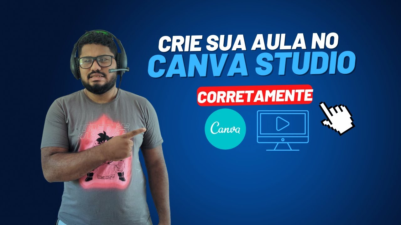 Como criar vídeo aula no Canva para cursos Online - YouTube