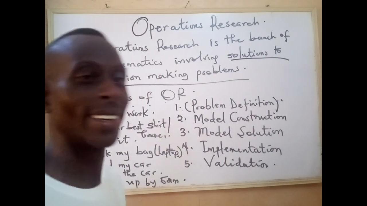 Operations research introduction to operations research part 1 youtube