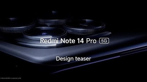 Redmi Note 14 Pro 5G | Design Teaser