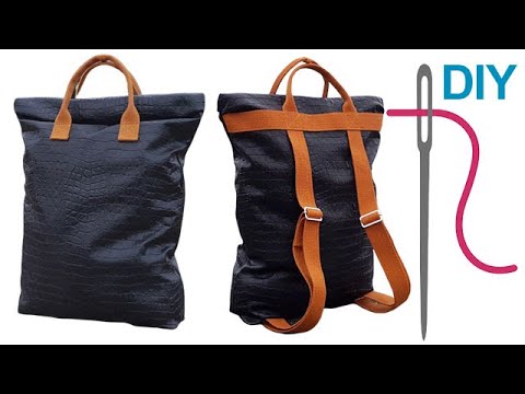 Diy Rucksack Tasche Nahen Fur Anfanger Diy Rucksack Tasche Edith Youtube