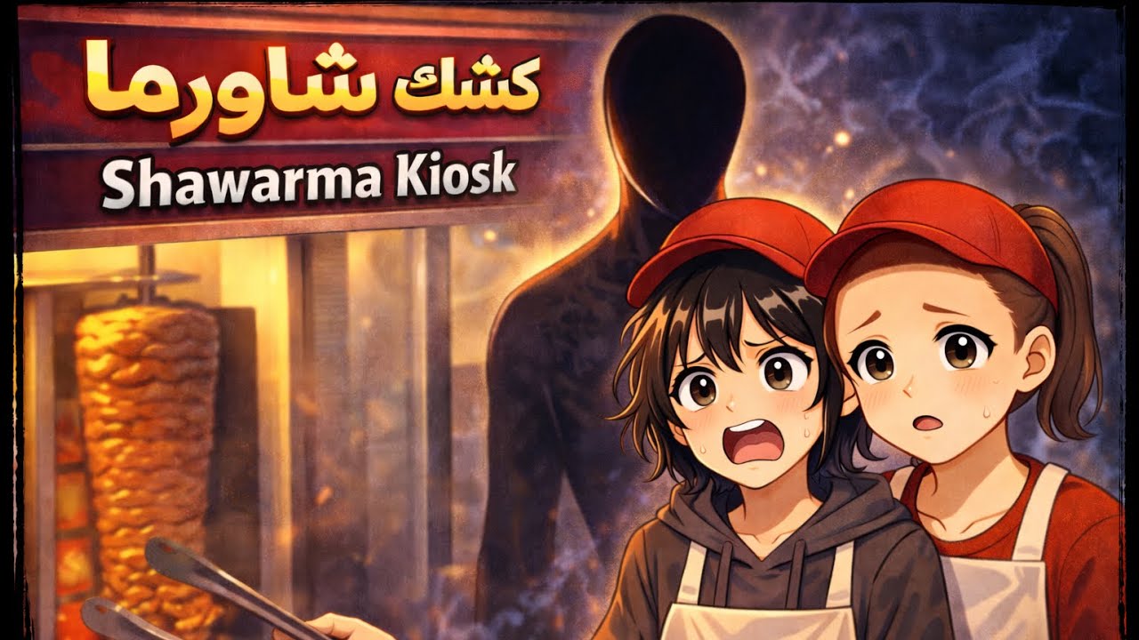 رعب كشك الشورما فصلات وضحك مع بسوم✨.!! Shawarma kiosk horror