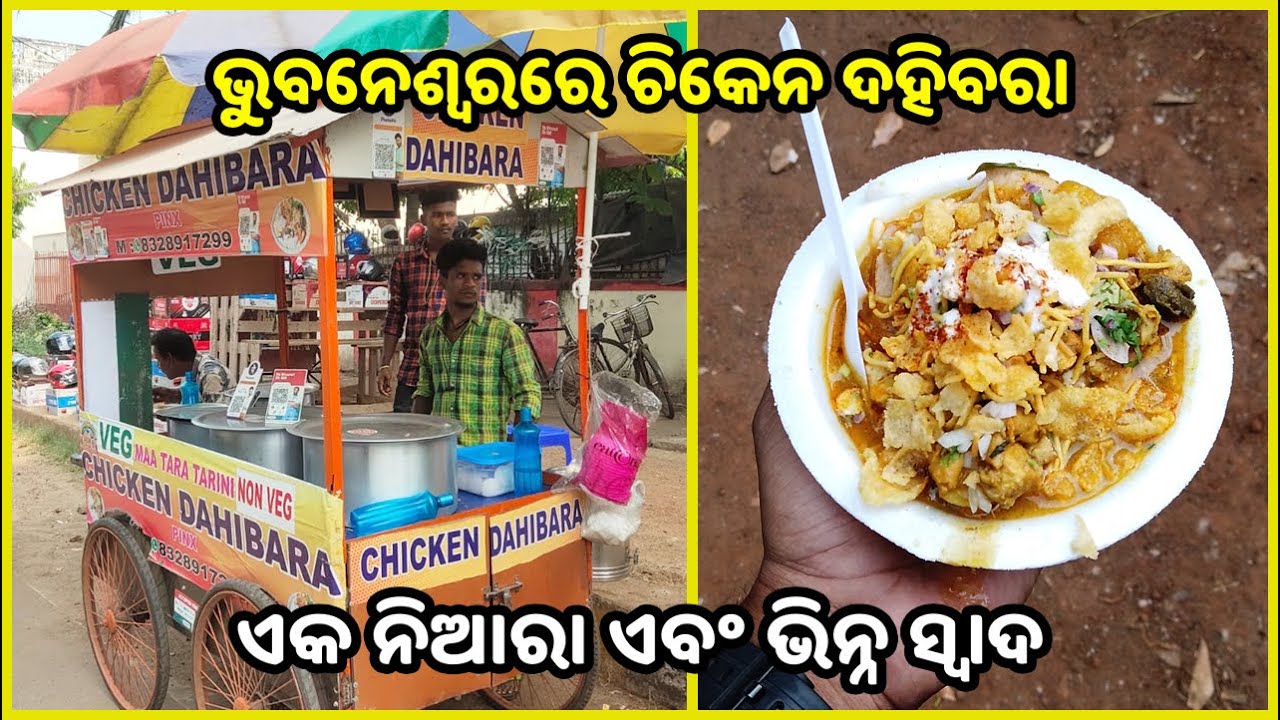 Chicken Dahibara in Bhubaneswar | Unique Street Food | Non-Veg Dahibara
