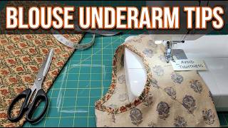 Blouse Underarm Cutting And Sching Tips To Avoid Tightness