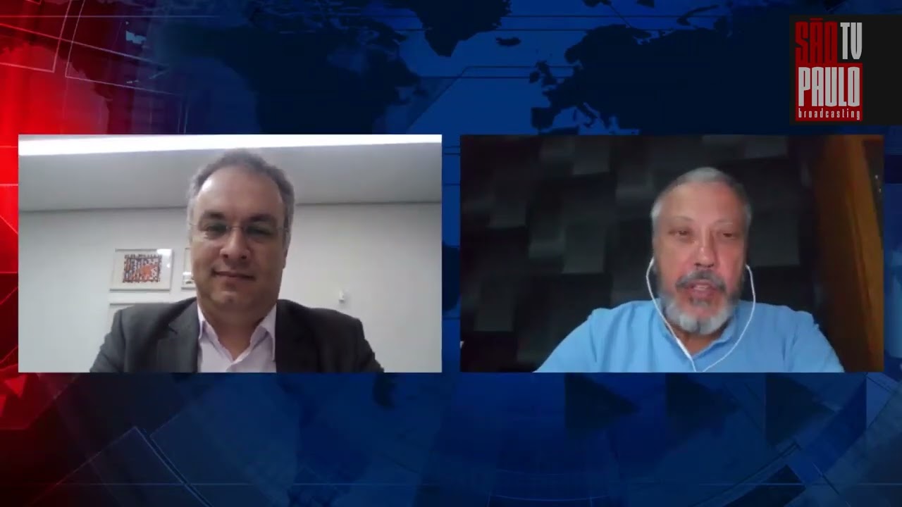 São Paulo TV Broadcasting - Mario Covas entrevista Fernando Padula, Secretário de Educação de SP