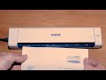 Brother DS-740D Scanner unboxed and tested