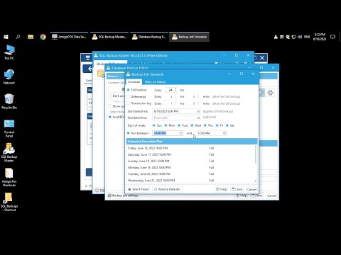 AmigoPOS - Install SQL Backup Master
