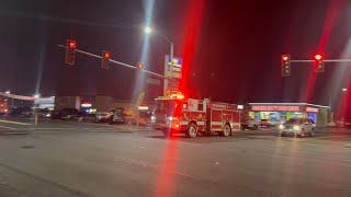 Kennewick Fire Department Engine 1812 Responding to a Med 3