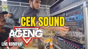 CEK SOUND  AGENG MUSIC LIVE KOMPAK