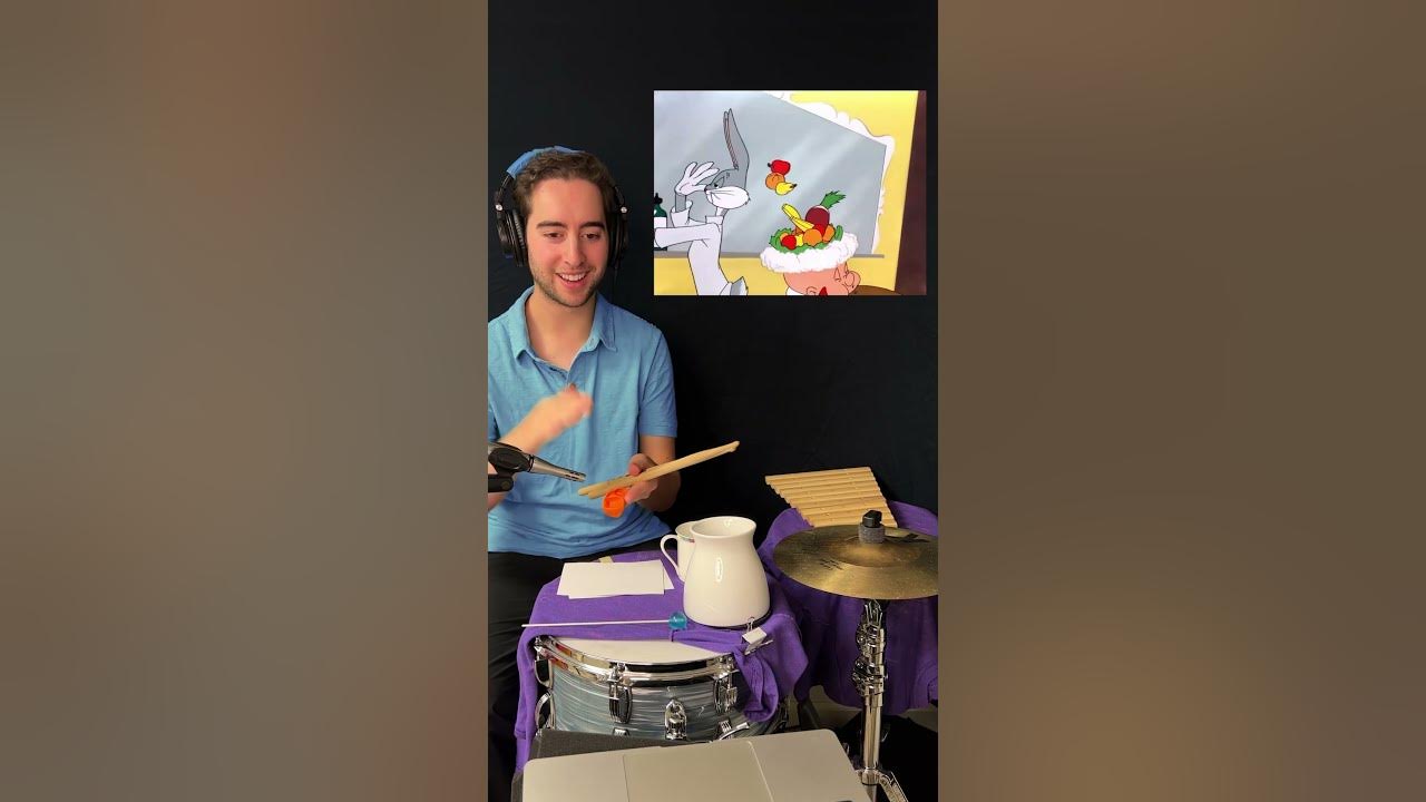 Looney Tunes Sound Effects (On Drums!)