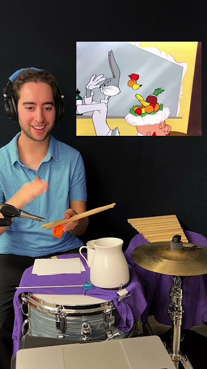 Looney Tunes Sound Effects (On Drums!)