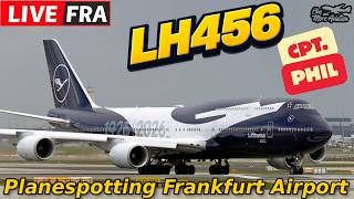 🔴LIVE Sunday Planespotting Frankfurt Airport CPT. Phil düst nach LAX  LH456🛫