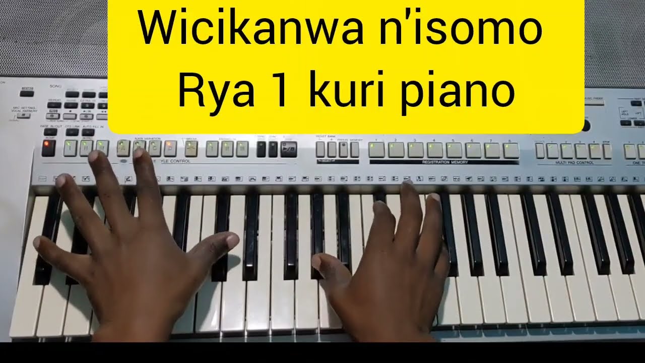 Isomo rya 1 kuri Piano. Menya amanota 7 kuri piano 