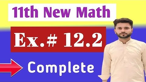 Exercise#12.2 || Complete || Limits & Continuity || 11th Class Math || Easy Method in Urdu/Hindi.