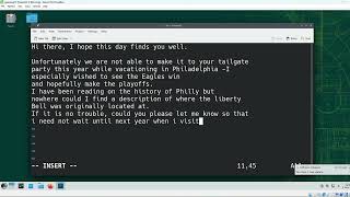 Free: Linux 101 Course: Create and edit text files using the vi /vim editor in OpenSuSE