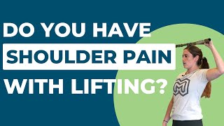 Are You Experiencing Shoulder Pain While Lifting?