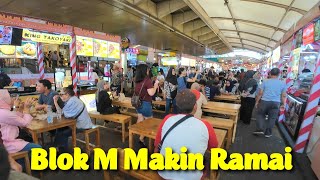 Blok M Ramai Terus Gak Pernah Sepi Di Hari Minggu